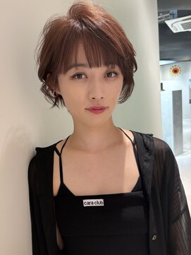 コクーン(Cocoon) 大人のショート#くびれヘア#アプリコットオレンジ