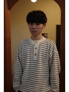 エディ(Edy) マッシュニュアンスパーマケアパーマ刈り上げメンズ眉毛カット