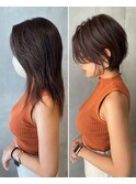 ナチュラルレイヤーで美しい横顔スタイル