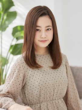 アンフィニー 銀座(ANFINI) ＊ワンカール前髪なしバング小顔カット大人艶髪ヘアー