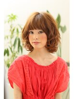 マティス 表参道(matiz)&nbsp;大人かわいい厚めバング☆ナチュラルボブ