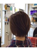 軽やかショートボブ
