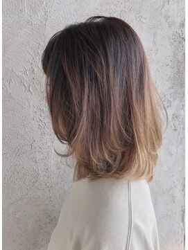 プライベートサロン キッテ(private salon kitte.) 【private salon kitte.】AZUMI ナチュラルグラデーションカラー