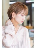 【LANY 横浜】濡れ髪ショート×セピアベージュ