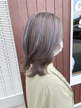 オル(Olu) 【MASAYA】脱白髪染めハイライトカラー