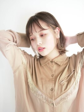 ジュール 大分(Joule) セクションカラー/ペールベージュ/透明感ボブ[大分駅]