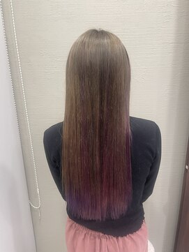 シエル 藤沢店(CIEL) ピンクパープルインナーカラー☆