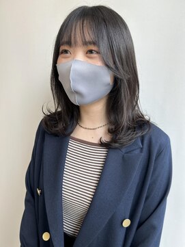 クイントネオリーブ 自由が丘正面口店(quint:neolive) 顔周りカット × olive graige