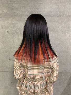 ザ ドット(THE DOT) インナー レッド オレンジカラー ブラックカラー