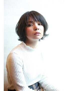 ニューライン 豪徳寺 山下(New-Line) ヘルシーベージュの透明感ボブ