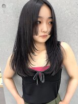 サンド 池袋(sand)&nbsp;イメチェン/レイヤーカット/ロングレイヤー/ブルーブラック