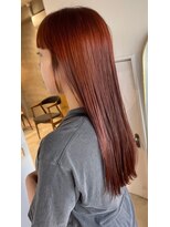 ファンファンバイルー 岐阜(fan fun by Rooo)&nbsp;ブリーチなしオレンジカラー