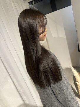 フィゼル 福島店(fizelle) ツヤ髪質改善×グレージュ