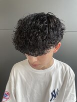 ニアウ 伊勢崎連取店(Niau)&nbsp;メンズマッシュ波巻きスパイラルパーマ