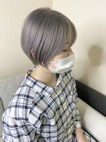 ヘアーデザインコローレ(hair design COLORE) グレージュ×ショートヘア