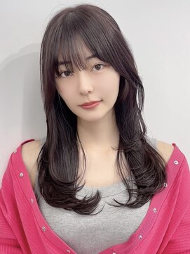 オリンテ バイ レシッド 表参道(orente by rcid) 大人韓国くびれセミディワンカール姫カット髪質改善シアーカラー