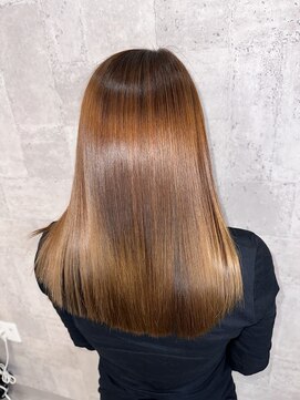 スキル 水戸(SKILL) 髪質改善ストレート/ニュアンスカラー