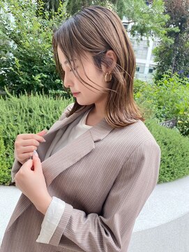 ケーツー あべのキューズモ-ル店(K-two) ミディアムヘア*ミディアムボブ*顔周りカット*後れ毛カット