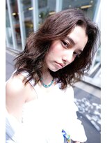 レオニード 表参道(LEONID) 【春オススメ】ミディアムレイヤー ノンアルカリデジタルパーマ