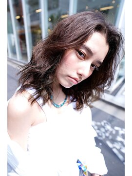 レオニード 表参道(LEONID) 【春オススメ】ミディアムレイヤー ノンアルカリデジタルパーマ