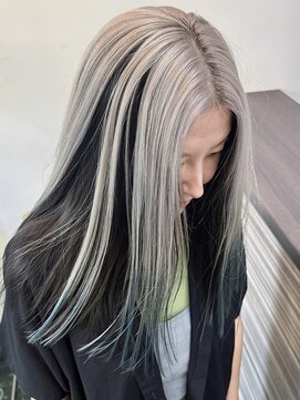 ヴェルデ(Verde) アンブレラカラー ダブルカラー デザインカラー ケアブリーチ