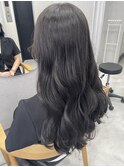 ダークグレー×地毛風カラー