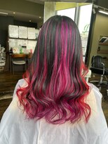 ガルボ ヘアー(garbo hair)&nbsp;ハイトーン ケアブリーチ デザインカラー 10代 20代