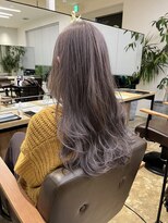 アコーズ ヘア トクシゲ(accord s hair Tokushige)&nbsp;レイヤー×ペールラベンダー