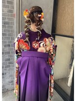 ネオリーブ ジューク 日吉店(Neolive JuQ)&nbsp;卒業式袴着付けヘアアレンジ☆日吉☆慶應