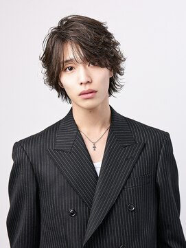 オーシャントーキョー(OCEAN TOKYO) 韓国カルマパーマフェザーショートセンターパートシャドウパーマ