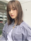 横浜西口大人ミディアムボブミディアムパーマ丸みレイヤーくびれ
