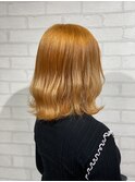 伸ばしかけボブパーマゆるふわプードルパーマ顔周りカット