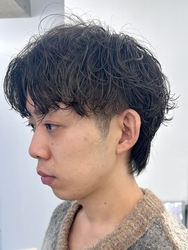 シャドウパーマ/ショートウルフ/ニュアンスパーマ