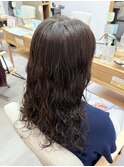 ウェーブパーマ　ロングスタイル　40代50代　船橋　船橋駅