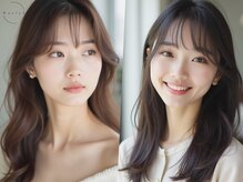 髪に優しいカラー＆トリートメントで美髪に［勝田台/八千代/ブリーチなしダブルカラー/顔周りレイヤー］