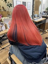 ベル 表参道Terrace(Belle)&nbsp;ブロンドに戻る極上レッド★表参道/原宿/ブリーチ/ハイトーン