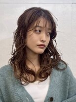 ファルベ(Farbe)&nbsp;ミディアムヘア/暗めカラー/グランマッシュ/デザインカラー