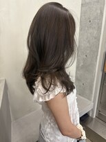 キーチェ 梅田中崎町(keych)&nbsp;レイヤーカット/オリーブベージュ/ブリーチなし/髪質改善/梅田