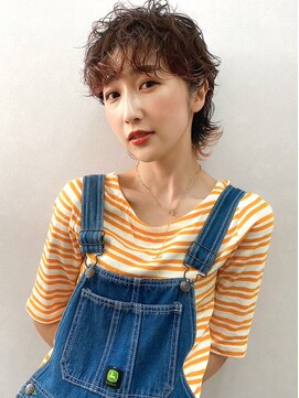 ユイマァル 倉敷店(YUIMARL) ２０代３０代ウルフニュアンスパーマレイヤー