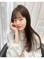 ボタン シブヤ(VOTAN SHIBUYA)&nbsp;オリーブブラウン/レイヤーカット/透明感カラー/韓国ヘア