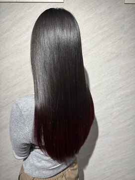 アンベル(ANBEL) 小顔/オリーブグレー/ココアベージュ/黒髪/暗めカラー/髪質改善