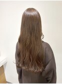 スーパーロング ベージュ 透明感カラー ツヤ髪 似合わせ