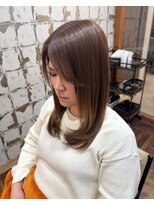 ジルフラン(JILL franc) アッシュベージュ2/14顔周りカット
