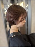 コンパクトショート◎春カラーピンクベージュ