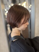フィエルウメダ(Fier umeda) コンパクトショート◎春カラーピンクベージュ