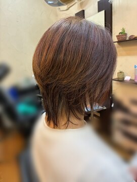 男&女のヘアーサロンF ウルフカット