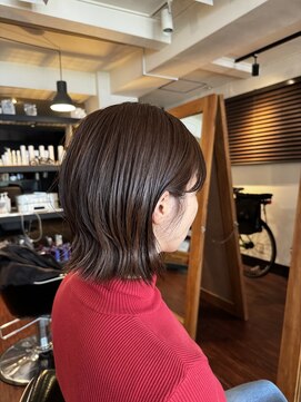 ハレル ヘア ラウンジ(hallelu hair lounge) 30代40代50代大人女性/京都烏丸/四条大宮/外ハネボブ白髪
