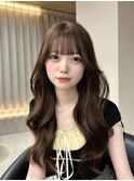 ハッシュカット/韓国レイヤー/ミディアムレイヤー/原宿/顔まわり