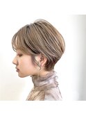 30代、40、50代ショートボブ/トップふんわり/襟足の収まり/