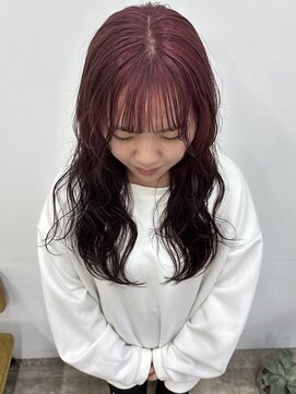 カシェル(cashel kishaba) pink × brown roots color☆